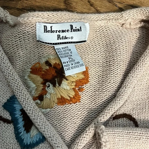 Vintage Embroidered Cardigan - PL - Picture 2 of 9